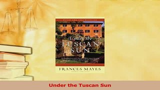 Read  Under the Tuscan Sun PDF Free
