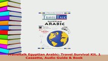 Read  Traveltalk Egyptian Arabic Travel Survival Kit 1 Cassette Audio Guide  Book Ebook Online