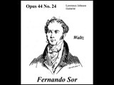 Fernando Sor Op. 44 No. 24 Waltz