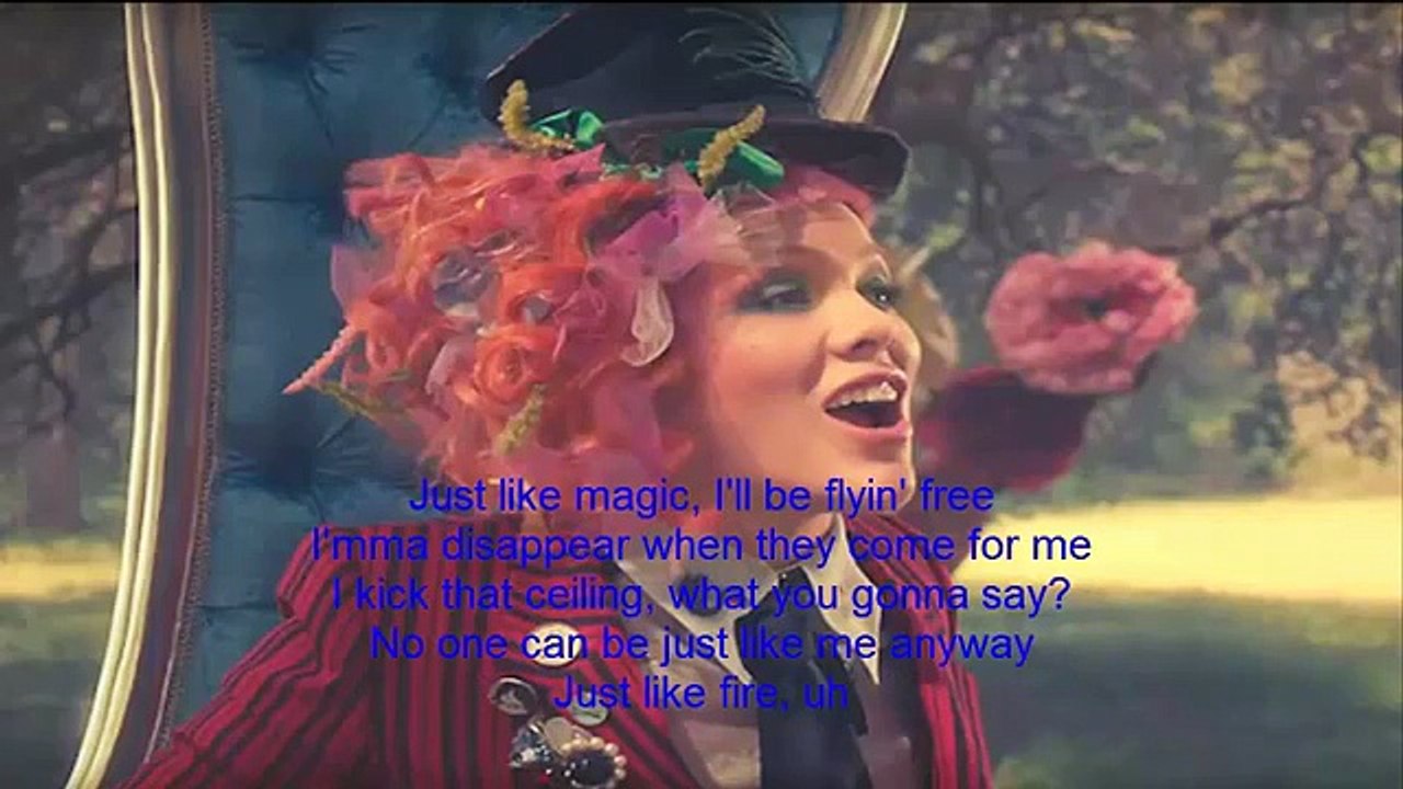 P!nk - Just Like Fire (Lyric)