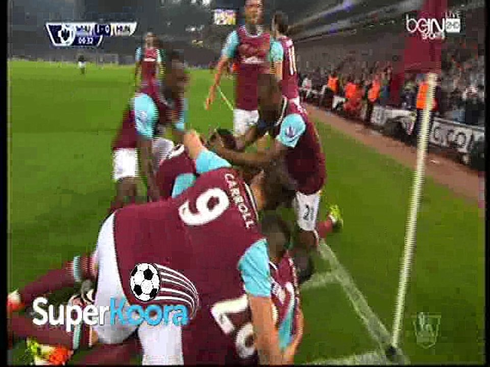 اهداف مباراة ( وست هام يونايتد 3-2 مانشستر يونايتد ) الدوري الانجليزي