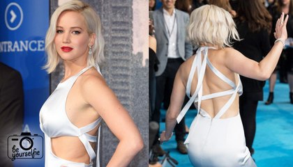 Jennifer Lawrence ALMOST Falls & Breaks Our Heart at X Men Premiere (Be Yourselfie)