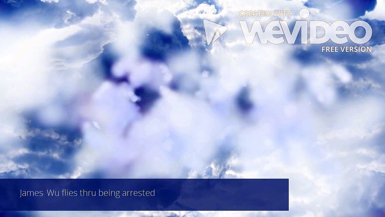 James Wu flies thru being arrested