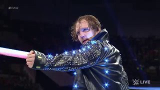Dean Ambrose destroys Chris Jericho's jacket- Raw, May 9, 2016
