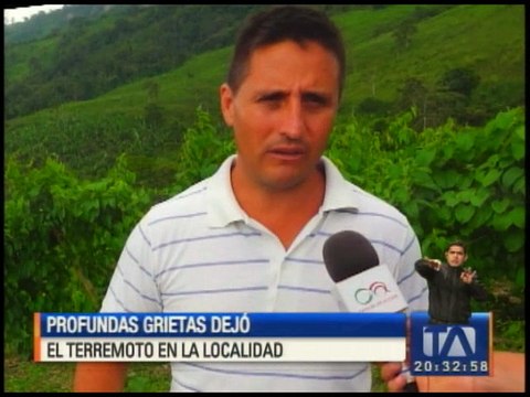 Drone capta impresionantes imágenes de grietas producto del terremoto