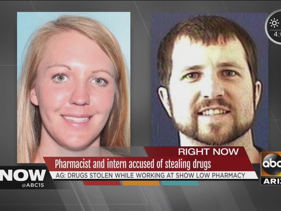 Pharmacist and intern accused of stealing drugs