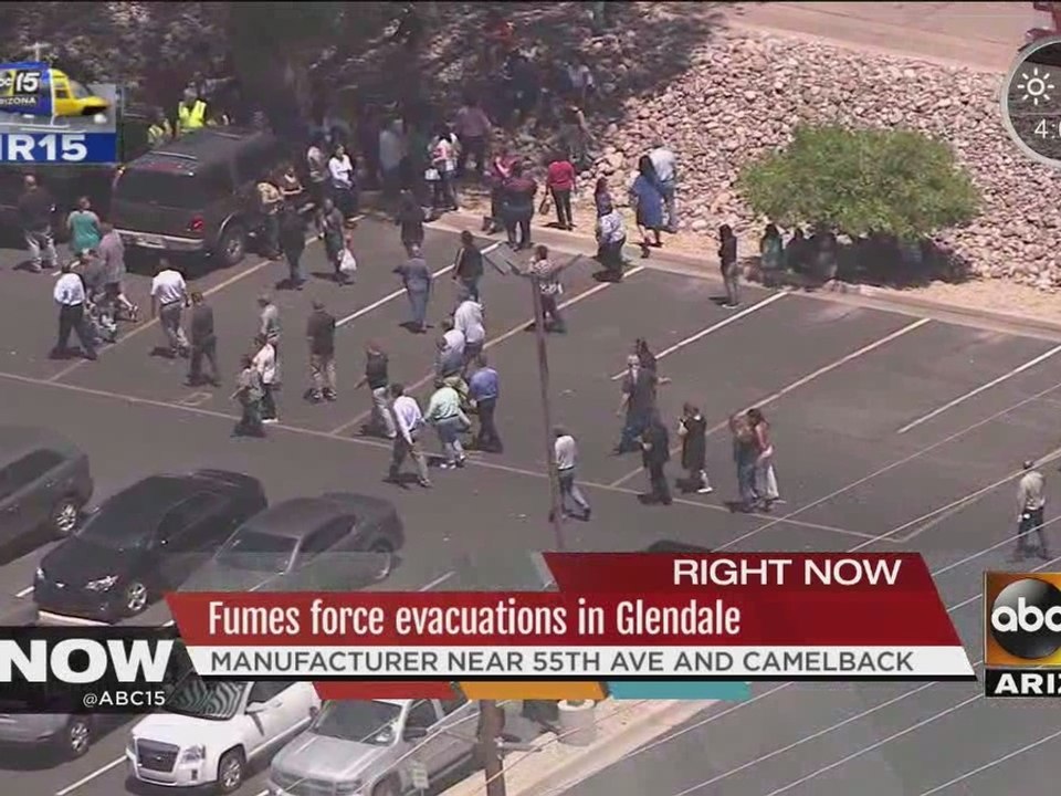 Fumes force evacuations in Glendale