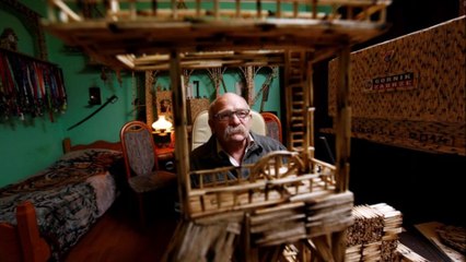 Ce qu'il fait avec des allumettes est dingue