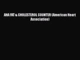 [PDF] AHA FAT & CHOLESTEROL COUNTER (American Heart Association) [Read] Online