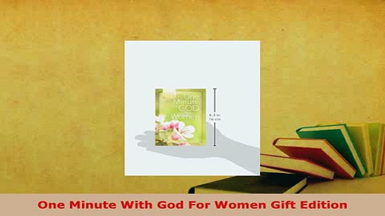 Download  One Minute With God For Women Gift Edition  Read Online