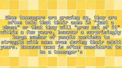 Talking About Adult Acne