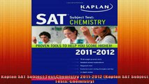 Downlaod Full PDF Free  Kaplan SAT Subject Test Chemistry 20112012 Kaplan SAT Subject Tests Chemistry Full EBook