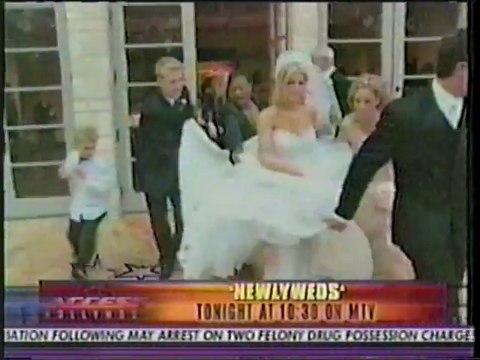 AH Nick Lachey & Jessica Simpson Newlywed Debut 8-20-03