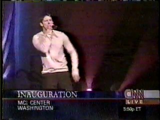 CNN 98 Degrees Inauguration Clip