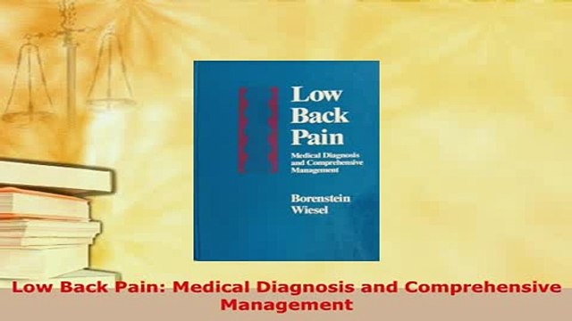 PDF Low Back Pain Medical Diagnosis and Comprehensive Management Free Books