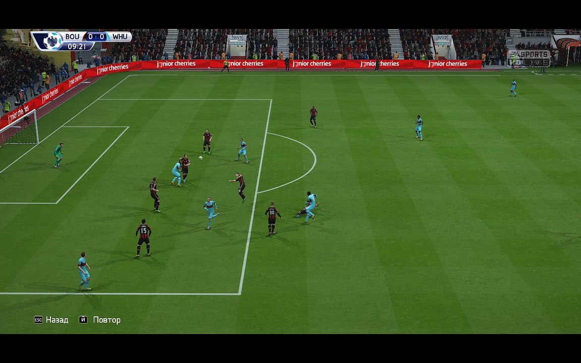 BPL 13 Тур. Борнмут - Вест Хэм. 0:1. Moses, 10'