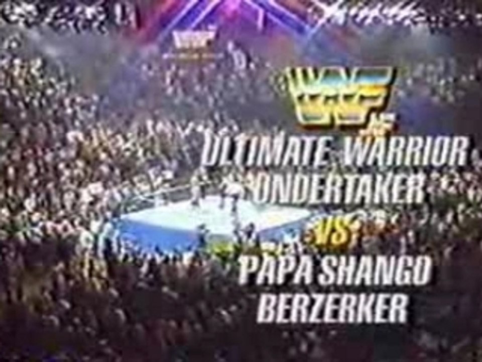 Ultimate Warrior & Undertaker Vs Berzerker & Papa Shango