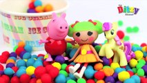 Play Doh Surprise Rainbow Dippin Dots Ice Cream My Little Pony Peppa Pig Lalaloopsy
