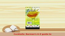 PDF  Cocktails Barmans AZ guide to Download Online