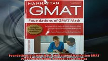 DOWNLOAD FREE Ebooks  Foundations of GMAT Math 5th Edition Manhattan GMAT Preparation Guide Foundations of Full Ebook Online Free