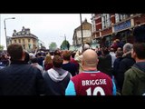 English Football Hooligans - West Ham United Fans Smashing Up The Manchester United Team Coach-Bus