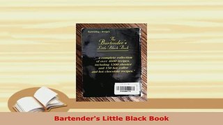Download  Bartenders Little Black Book PDF Online