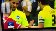 Gaston Ramirez Horror Injury Leg Wound!!! - Middlesbrough vs Brighton