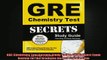 Free Full PDF Downlaod  GRE Chemistry Test Secrets Study Guide GRE Subject Exam Review for the Graduate Record Full EBook