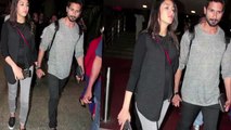 Shahid Kapoor's Wife Mira Rajput Flaunts Her BABY BUMP In Airport | Latest Bollywood News |