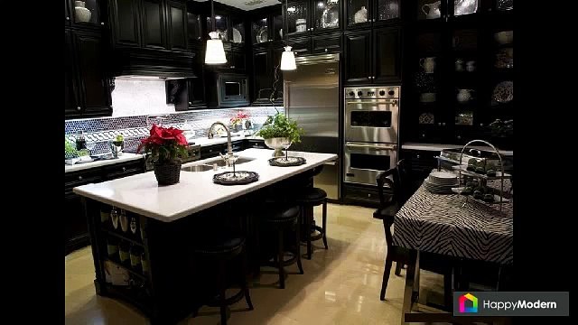 Черно-белая кухня: 48 вариантов