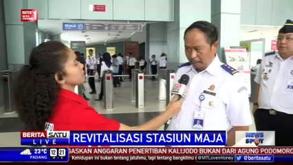 Kelar Revitalisasi, Stasiun Maja Diresmikan Kemenhub