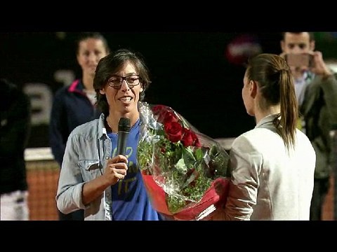 Tribute To Flavia Pennetta - White Francesca Schiavone