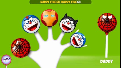 Super Heroes Finger Family Rhyme Cake Pop Finger Family Songs