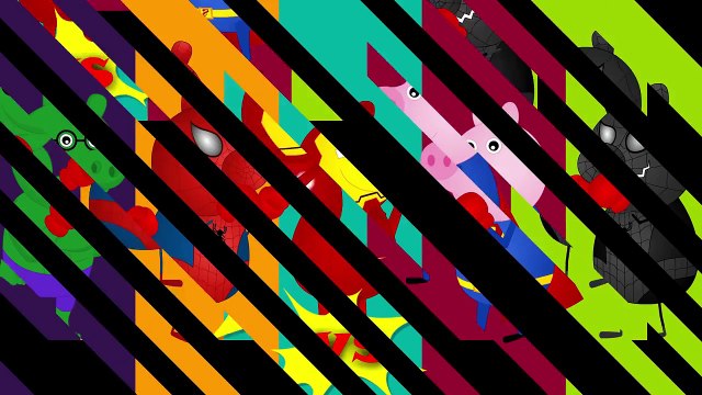 Peppa pig Spiderman Vs Hulk Finger Family Venom Vs Spiderman Finger Family nursery Rhymes