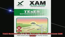 READ book  TExES Mathematics 812 135 Teacher Certification Exam XAM TEXES Full EBook