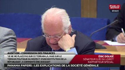Éric Doligé annonce que les montages impliquant une société écran seraient rarement l'idée du client
