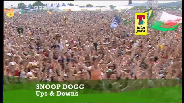 Snoop Dogg Ups & Downs Live @ BBC THREE T In The Park Festival, Balado Park, Kinross, Scotland, 07-10-2005 Pt.2