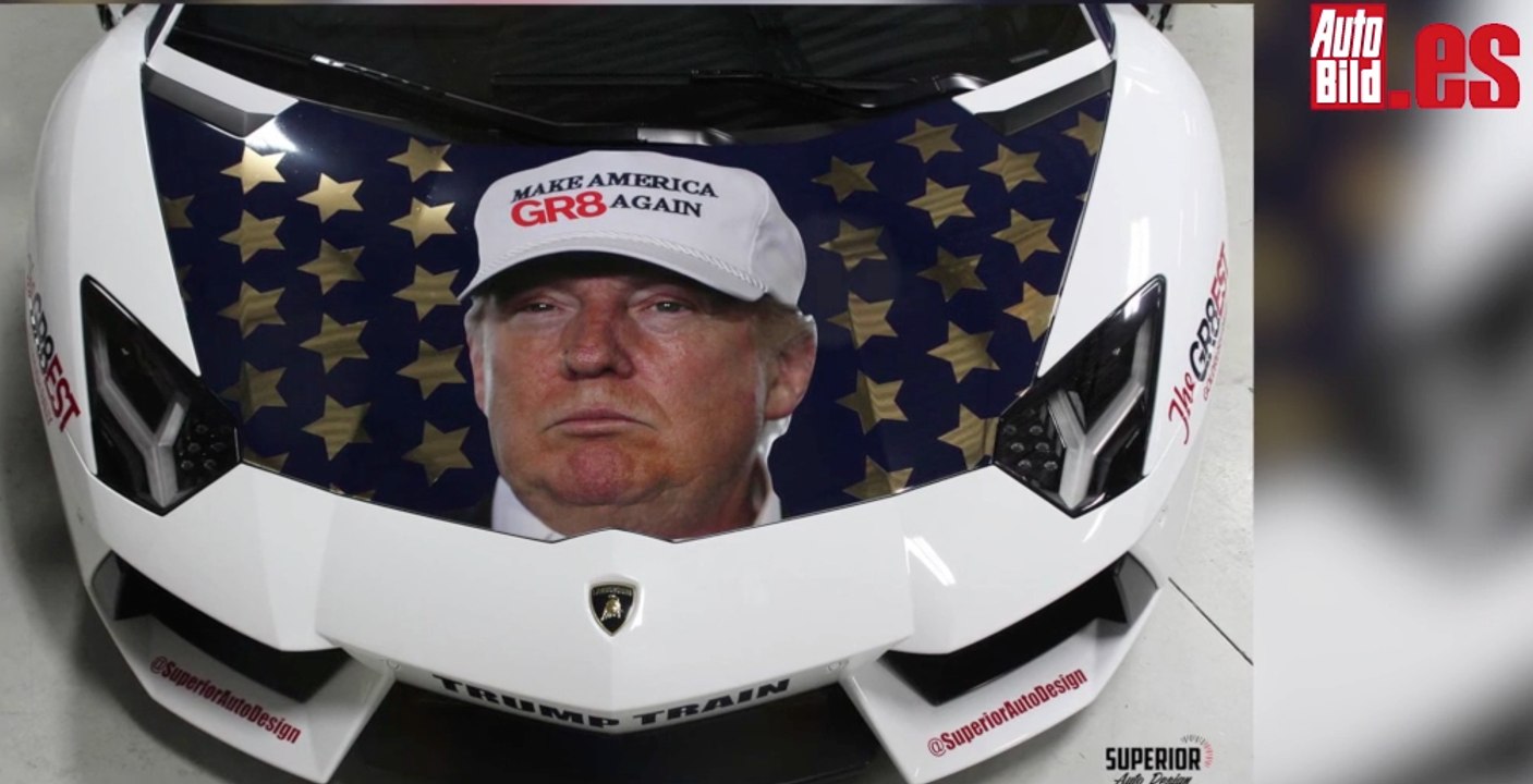 Donald Trump y el Lamborghini Aventador ¡más personalizado!