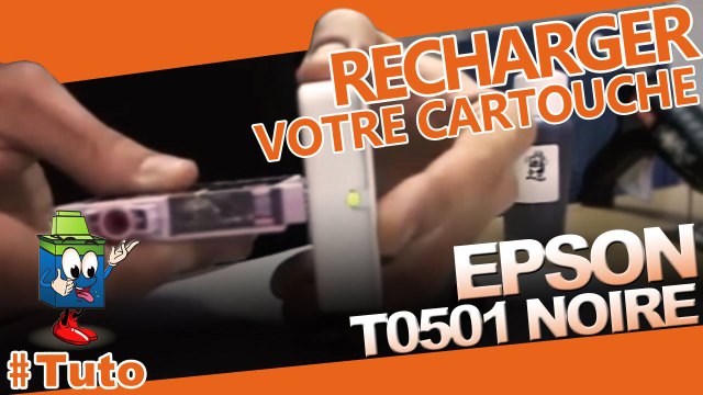 Comment Recharger La Cartouche d'une Epson T0501 Noire