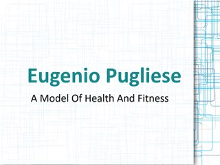 Eugenio Pugliese A Model Of Health And Fitness