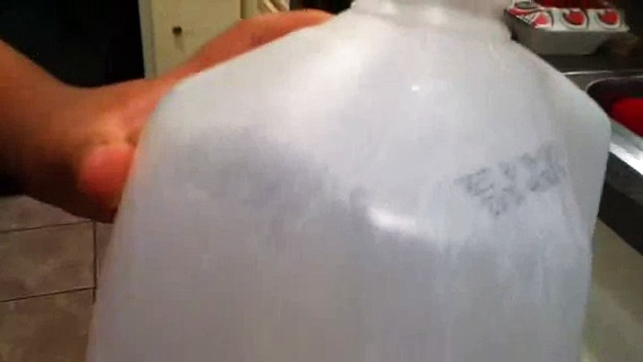 Stupid kid drinks rotten milk