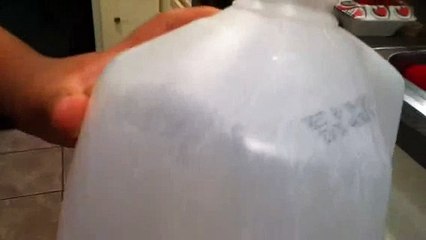 Stupid kid drinks rotten milk