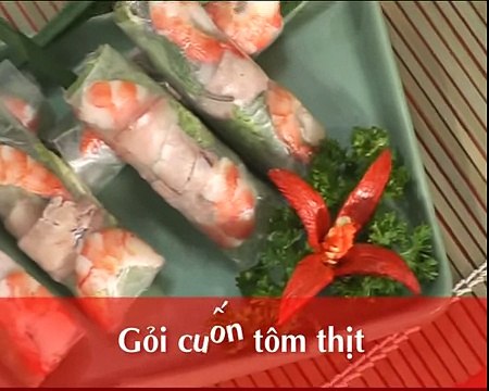 Clip Hướng Dẫn Làm Món Gỏi Cuốn Tôm Thịt - Món Ngon Mỗi Ngày 2014