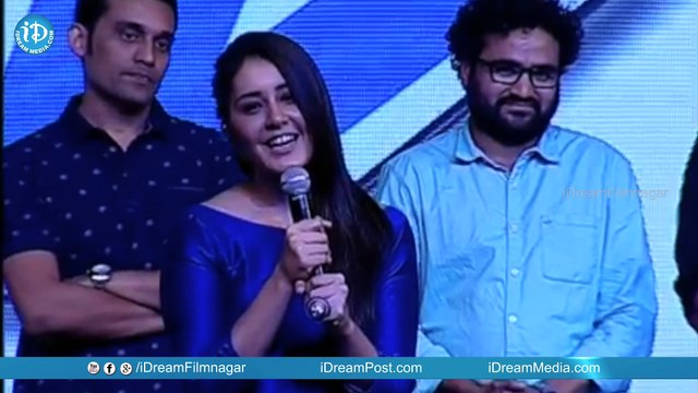 Raashi Khanna Speech At Okka Ammayi Thappa Audio Launch - Sundeep Kishan || Nithya Menen