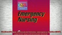 READ book  Lippincotts QA Certification Review Emergency Nursing LWW Lippincott QA Certification Full Free