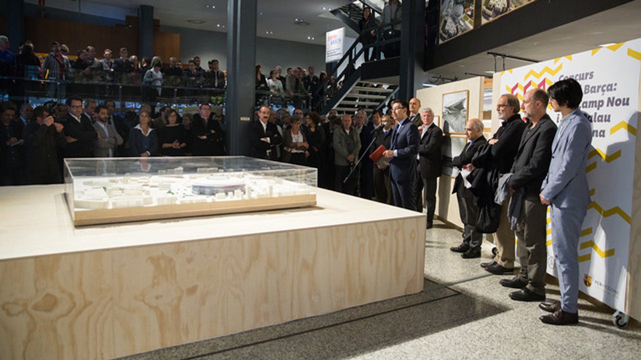 Els projectes finalistes del Nou Camp Nou i Nou Palau