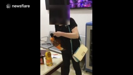 Woman caught 'stealing supermarket products under her clothes'