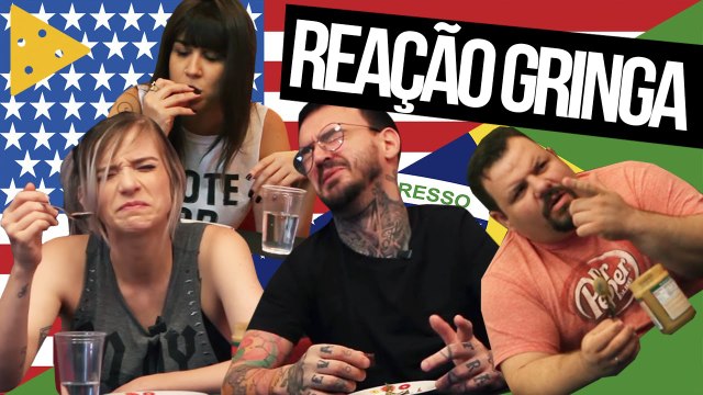 YOUTUBERS BRASILEIROS EXPERIMENTAM COMIDAS SAUDÁVEIS AMERICANAS