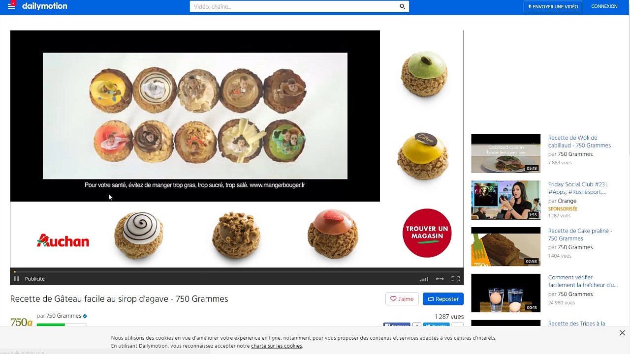 Préroll Store Locator - Auchan