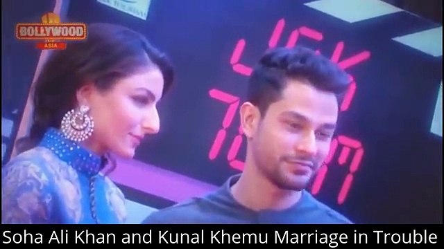 Soha Ali Khan and Kunal Khemu Marriage in Trouble Bollywood